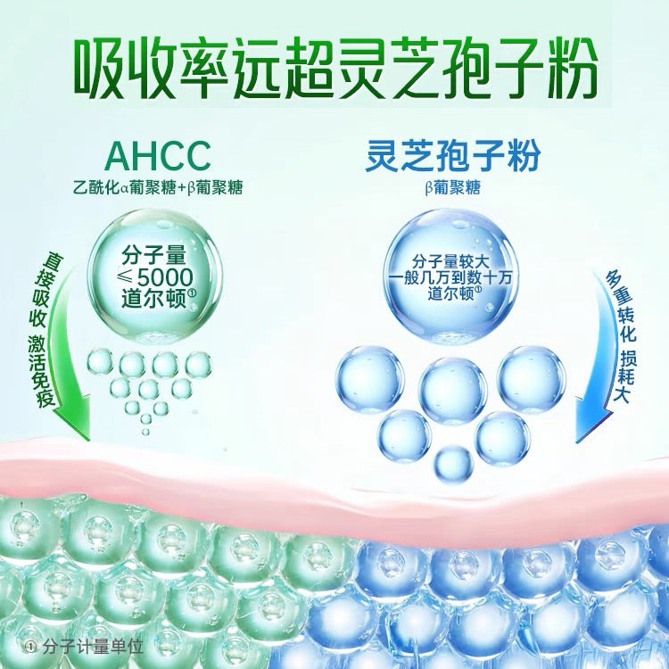 AHCC Pro 院线版 高浓度科学配比乙酰化α-葡聚糖免疫冻干粉 30袋/盒